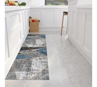 XIBANY Tapis Couloir Long Moderne,Entrée Interieur Tapis,Tapis Cuisine Devant Evier Antidérapant et Lavable,Chemin pour Cuisine,Passage,Couloir et Salon