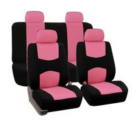 XIBANY Voiture Ensembles de Housses Siège pour Mini Cooper R56 2006-2014, Auto Sieges Housse de Protection Avant Arrière Confortables Couvre Sieges Voiture,F Pink