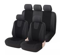 XIBANY Voiture Ensembles de Housses Siège pour Suzuki SX4/SX4 S Cross JY/GY/EY/RW/3.Gen 2006-2024, Housses Siege Avant Arrière Coussin Couvre Respirant Imperméable Protections Accessori,B Black