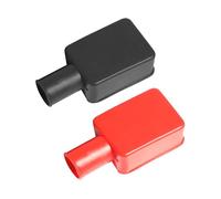 Xibao 2PCS Auto Bornes de Batterie Couvre,battery terminal sleeves,Bornes de Batterie Couvre Positif et Négatif Protecteur,Convient aux Voitures,Camping-cars,Caravanes,Camions,Vélos électriques,etc
