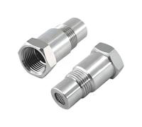 Xibao 2PCS Capteurs D'oxygène pour Auto,Capteur D'oxygène de Voiture,Oxygen Sensor Filter Adapter,Accessoires Auto,Convient à la Plupart des Véhicules équipés D'orifices de Sonde Lambda M18 x 1,5