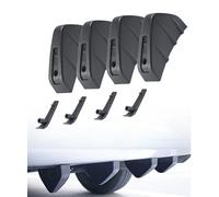 Xibao 4PCS Protections d'ailes de Voiture,Diffuseur De Spoiler De Pare-Chocs Arrière,Protection de Pare-Chocs Arrière de Voiture,Convient à la Plupart des SUV,Voitures et Camions (Noir)