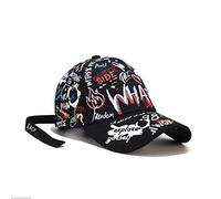 XibeiTrade Casquette de Baseball Graffiti - Chapeau de Rue à la Mode Hiphop avec Personnalité, Noir B, M