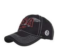 XibeiTrade USA Eagle Casquette de baseball en coton pour homme et femme - Noir - Medium