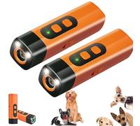 XIBHDN The Barkshield Pro,Dog Bark Deterrent Device, 25khz Anti-Barking Control,Indoors Outdoors Behavior Correct,with LED Flashlight,for Your Constant Barker (2Pcs)