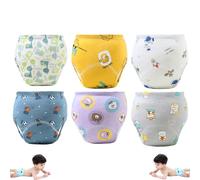 XIBHDN Upairy Training Pants for Boys Girls,Upairy Potty Trainings Underwear,Upairy Toilet Training Pants (FR/ES, Alpha/Lettres, L, Taille Normale, Taille Normale, D Set)