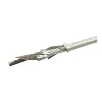 XIBIO Fil Haute température en mica nickelé Pur de 2 mètres 20-9AWG résistant aux Hautes températures 500℃/600℃/1000℃ Fil Ignifuge (Color : Pure Nickel, Size : 13AWG 2.5mm)