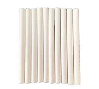 Xichen Lot de 10 bâtonnets de cire à cacheter vintage pour pistolet à colle Assortiment de couleurs blanc ivoire