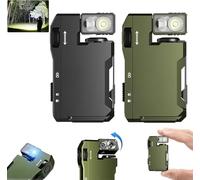 XiChiu Lampe de poche EDC rechargeable G5 - 400 lumens - Double source de lumière - Étanche - Petit porte-clés magnétique - Pour l'extérieur, le camping et les urgences (mixte)