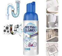 XiChiu Nettoyant en mousse pour canalisations, déboucheur de cheveux liquide, déodorant en mousse, nettoyant rapide pour évier de cuisine, toilettes, éviers, baignoires (1 pièce)