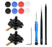 Xiciki 14 Pièces Joystick Remplacement Compatible avec Oculus Quest 2, 3D Joystick Analogique Thumbstick Kit De Réparation, Kit de Réparation de Joystick Analogique pour Oculus Quest 2