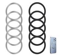 XiciKi Anneau Magsafe Aimant Autocollant Telephone avec Anneau Magnétique Compatible avec MagSafe, Lot de 10 Pièces pour iPhone 16/16e/15/14/13/12/11, pour Galaxy S24/S23/S22 et Autres Modèles