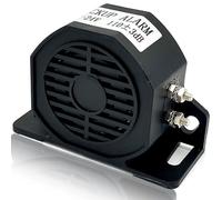 Xiciki Avertisseur de Recul Universel, 12-24V, 110db Klaxon Voiture de Alarme Recul D'avertissement pour Voitures Camions Fourgonnettes Véhicules Lourds(Carrée Alarme De Recul)