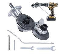 Xiciki Ciseaux de perceuse électrique - Grignoteuse de précision - Coupe-tôle pour fer, acier, cuivre, aluminium - Accessoire efficace pour perceuse à grignoteuse électrique polyvalente.