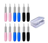 Xiciki Lot de 12 lames de coupe pour Cricut Joy, lames de traceur de découpe de précision 30°/60°, compatibles avec les accessoires Cricut Joy, pour vinyle, papier et tissus, lames de rechange avec