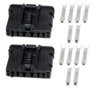 Xiciki Lot de 2 Connecteurs de Réparation de Feux Arrière, Prise Faisceau Feu Arrière avec Cosses Connecteur Rectangulaire Compatible avec Peugeot 207, 307, 308 et Citroën C2, C3, C4, 98821-1061