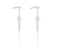 Xiciki Lot de 2 distributeurs de sirop de café de 10 ml, compatibles avec pompe à sirop Monin Snap-on pour bouteilles, embout de pompe réutilisable
