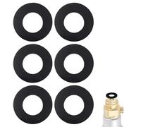 Xiciki Lot de 6 Joint pour Sodastream, Joints D'étanchéité en Caoutchouc Compatibles avec Sodastream, Crystal et Machines à Soda, Remplacement pour Bouteille Soda-stream et CO2 - Noir.