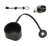 Xiciki Protection Cap Charge Cable Type 2, Protection Cap - Dust Protection EV Connector Type 2 with Elastic Band, Type 2 Connector Cover Silicone Waterproof for Vehicle Side and Charging Station