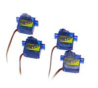 XICOOLEE SG-92R Servo numérique 9G Micro Engrenages en Fibre de Carbone Haute précision Servo à Couple élevé pour ailettes Fixes programmables,Voiture Intelligente, Petit Robot DC 4.8V/6V (4pcs)