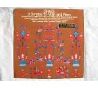 XID 5296 ALAN LOVEDAY / LEONARD CASSINI Grieg 3 Sonatas for Violin and Piano LP