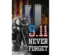 Xiddxu 9 11 Never Forget The Twin Towers Falling Remember and Respect - Plaque en métal - Décoration murale - Panneau en métal - Pour bar à domicile, garage - 20,3 x 30,5 cm
