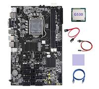 XIDIT 1 ensemble B75 12 PCIE Mining Carte mère Accessoires de carte mère Mining Carte mère + G530 CPU + Câble SATA + Câble Réseau RJ45 + Câble Commutateur + Pad Thermique