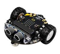 XIDIT Kit robot programmable basé sur BBC Microbit V2 et V1 pour l'éducation au codage STEM avec batterie rechargeable (B)