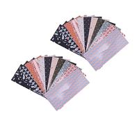 XIDIT Lot de 24 enveloppes de budget plastifiées pour économiser de l'argent et 24 feuilles de budget