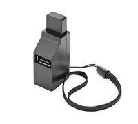 XIDIT Mini répartiteur USB 2.0 avec 3 ports pour PC, ordinateur portable, portable, lecteur de disque U haute , noir