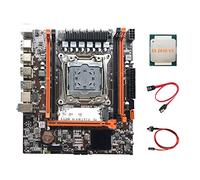 XIDIT X99H Carte mère LGA2011-3 pour ordinateur avec mémoire RAM DDR4 avec processeur E5 2650 V3 + câble SATA + câble de commutation