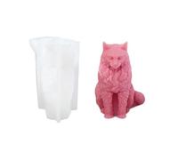 Xidmold Moule 3D Maine-Coon en silicone pour bougies en cire de soja, savon, plâtre, artisanat