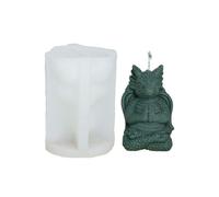 Xidmold Moule en silicone 3D dinosaure et dragon - Forme réaliste d'animaux - Moule à savon animal - Moule en résine dinosaure pour chocolat, savon, bougies en cire de soja, ornements artisanaux (A)