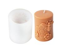 Xidmold Moule en silicone pour bougies en forme de nid d'abeille, moule en silicone pour cire d'abeille et soja