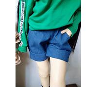 XiDonDon 30 CM/45 CM/60 CM vêtements de poupée Short en Jean Bleu pour 1/3 1/4 1/6 Accessoires de poupée BJD BJD SD Bricolage vêtements de poupée de Mode Jouets (1/6)