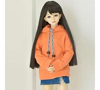 XiDonDon 30CM/45CM/60CM vêtements de poupée 1/3 1/4 1/6 BJD Accessoires de poupée BJD SD Bricolage Mode à Capuche Jouets poupées vêtements (Orange,1/6)