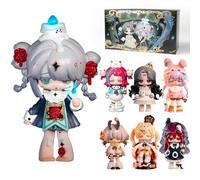 XiDonDon Crow Paradise Series Figurines d'action aléatoires - Jouets de Collection - Décorations pour la Maison - Cadeaux d'anniversaire et de fêtes (Whole Set)