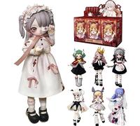 XiDonDon Figurine articulée Nyssa Bizarre Nightmare, modèle d'anime à Collectionner, Style Gothique, 1/12e, poupée BJD (Whole Set)