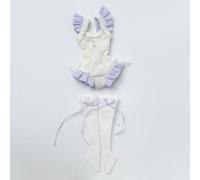 XiDonDon Maillots de Bain Tendance pour poupées BJD Blyth, Ob24, Licca et Azone Accessoires et Cadeaux (Vêtements Uniquement) (White-Purple)