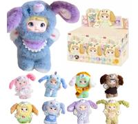 XiDonDon Nommi Puppy Diary Series Peluche en Vinyle, Adorable poupée, Personnage d'anime, Ornements, Figurines, Jouets de Collection, Cadeaux d'anniversaire (Whole Set)