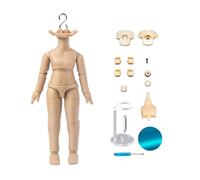 XiDonDon Nouveau Corps de poupée 10,7 cm/11,7 cm 1/12 YMY en PVC pour Figurines articulées GSC, STO et BJD 1/12 (10.8cm Suntan Skin)