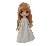XiDonDon Poupée Vêtements Robe Costume pour Blyth, Ob24, Licca, Azone BJD Poupée Vêtements Jouets Accessoires Cadeaux (Off-White)