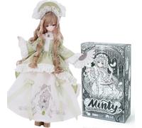 XiDonDon Série Poème de Brume Plumée Poupée BJD 1/6 Spéciale avec Greffe de Cheveux - Figurine d'action - Jouet de Collection - Cadeau (Single Box)