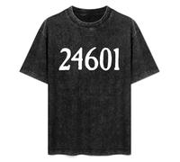 XIEAI Les Miserables 24601 Men's T-Shirt Graphic Unisex Black Top Shirt M