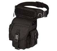 Xieben CHOMME Sac de Jambe étanche Sac de Banane Molle Cuisse Sac Moto Tactique Militaire Multifontion Randonnée Pêche Voyage Chasse Noir