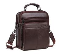 Xieben Sac à bandoulière en cuir pour hommes voyage d'affaires en plein air bandoulière sac à main porte-documents portefeuille téléphone pochette sac à main décontracté sac à dos