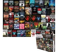 XIECCX Casse-tête pour adultes de 1000 pièces - Grand puzzle éducatif - Jeu familial amusant - Décoration d'intérieur unique (fiction d'horreur)