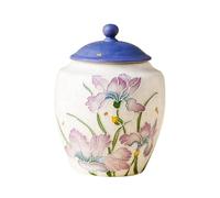 XIEHEMAO Urne Souvenir en céramique avec boîte-Cadeau, élégant récipient à Cendres de crémation for restes Humains et Animaux de Compagnie, boîte de Rangement commémorative décorative