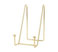 XIEHYA Cadre Photo 3 pièces/8cm/15cm, présentoir, Support de Plaque, à Vaisselle for Petit chevalet, Plateau Cartes, Art Table Domicile et au Bureau pour Cuisine(Gold-15cm)