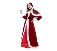 XIEHYA Costume Mere Noël Costume classique de luxe mme Claus Kerst, fête noël, Cosplay du père, for femmes, Jurk Koningin, Carnaval(M)